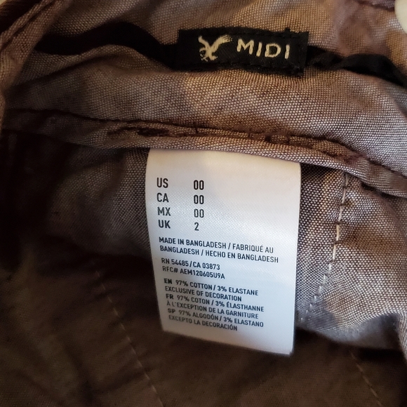 NWOT AE Midi Shorts - Picture 3 of 3